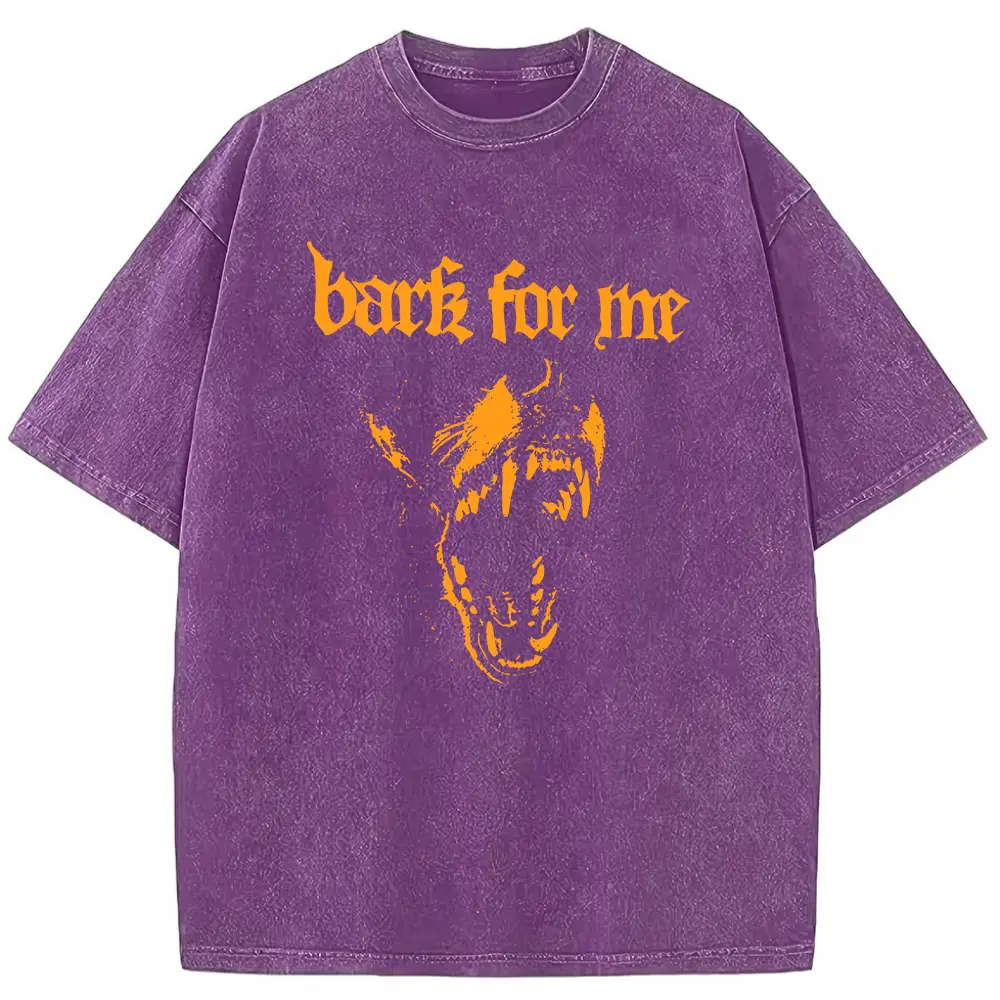 Washed T-shirt-Purple