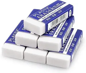 Tamaki 6 Pack Erasers, Large White Erasers for School Office, Art Eraser for Drawing