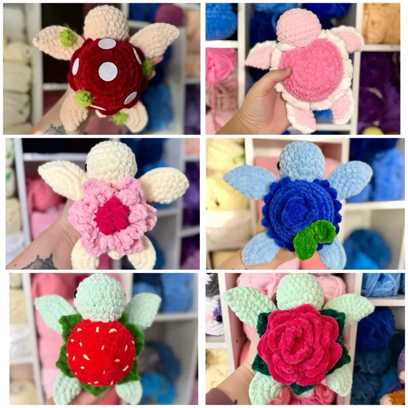 Themed Turtle Handmade Crochet Plushies Themed Turtle Handmade Crochet Plushies