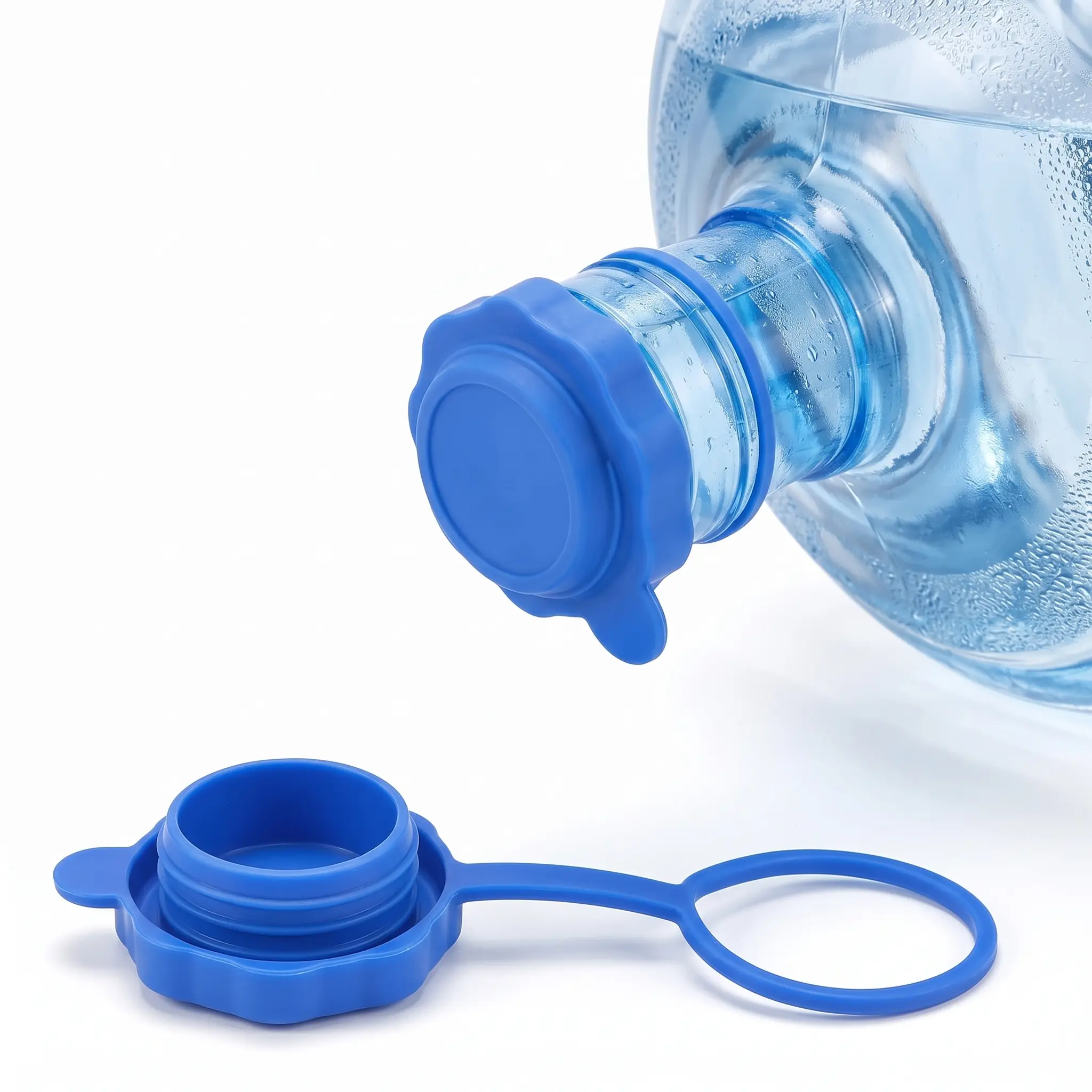 5-Pack 3 & 5 Gallon Water Jug Caps – Reusable Non-Spill Replacement Lids for 55mm Bottles Sealing Lids Kettle