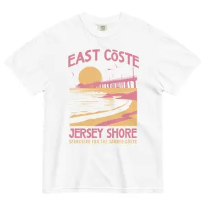 Jersey | White | Unisex garment-dyed heavyweight t-shirt