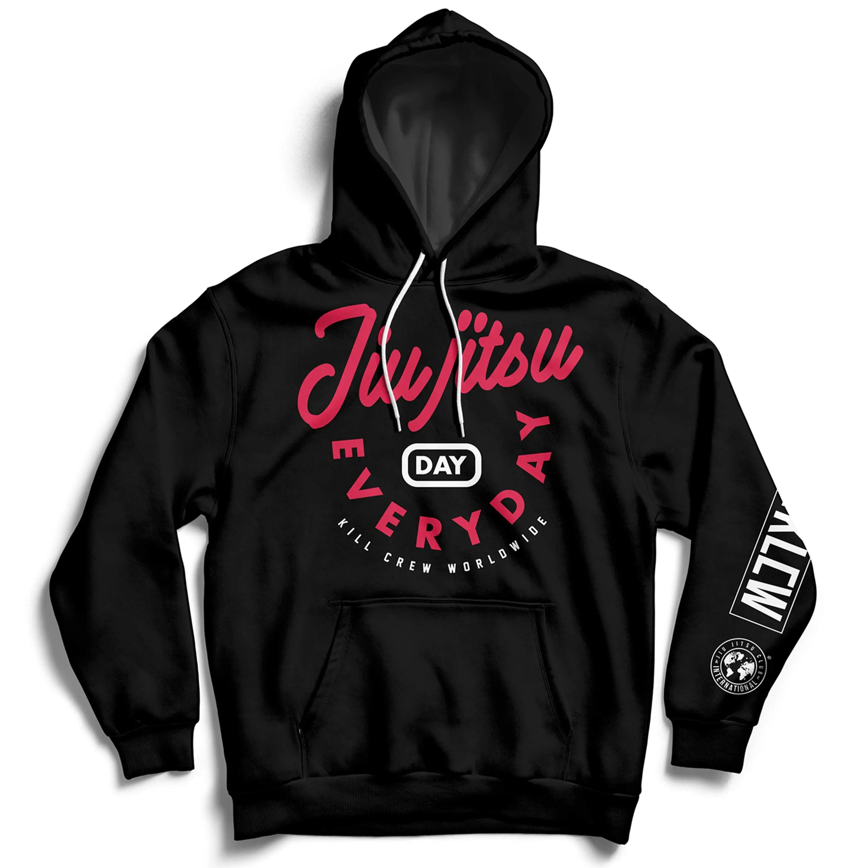 Kill Crew Jiu Jistu Hoodies Cotton Menswear Sleeve Soft Fabrics Fitted Polyester Sweatshirts Tops