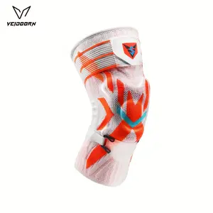Professional Sports Knee Brace, Wraparound Strap Design, Anti-Collision Non-Slip Support, Soft Inner Padding, Silicone Protection Pad