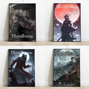 Bloodborne Poster UNFRAMED| Video Game Wall Art | Gamer Room Decor | Game Poster Print | Home Wall Decor | Gift for Him & Her