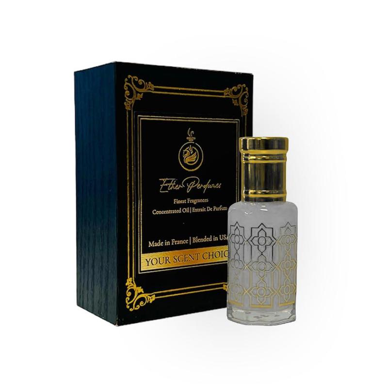 Ether Perfumes Musk Tahara Combo 3Pc Set 3 x 12mL - Alcohol Free Arabian Body Oil Perfume with Glass Dapper (WHITE MUSK+PINK MUSK+ BLUEBERRY MUSK)