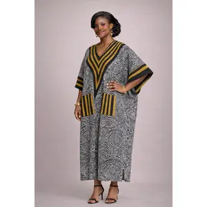 The Adire Sovereign Kaftan