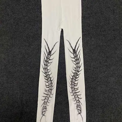 Women's Pantyhose Fashion Sexy Women's Pantyhose Gothic Print Pattern Popular Versatile Casual Stretchy Fit Tight Pants Role Playing Sexy and Beautiful Socks
