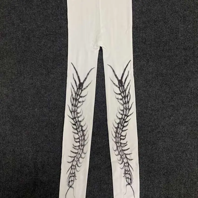 Women's Pantyhose Fashion Sexy Women's Pantyhose Gothic Print Pattern Popular Versatile Casual Stretchy Fit Tight Pants Role Playing Sexy and Beautiful Socks