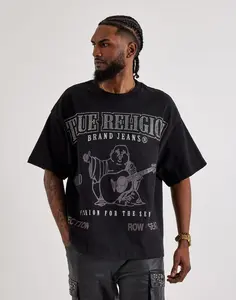 Mens True Religion Oversized Big Logo Buddha Tee