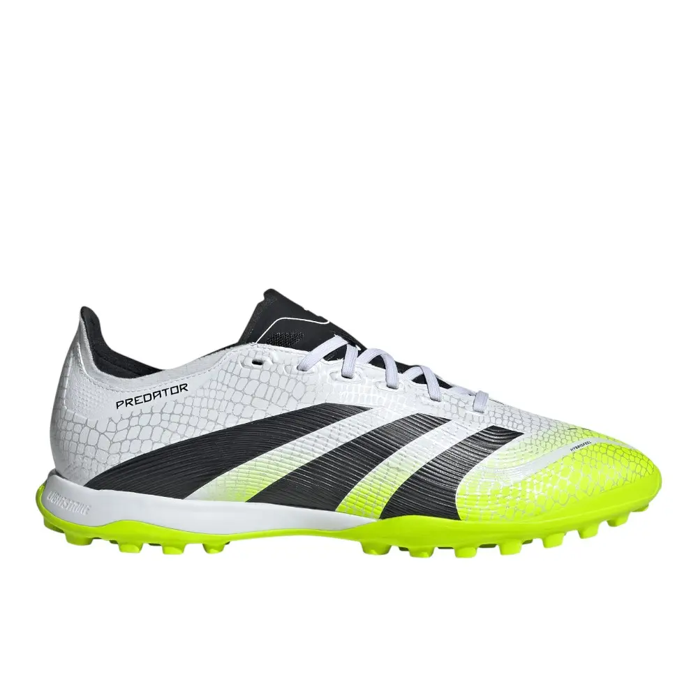 adidas Mens Predator League Turf Soccer Cleats - White adidas Mens Predator League Turf Soccer Cleats - White