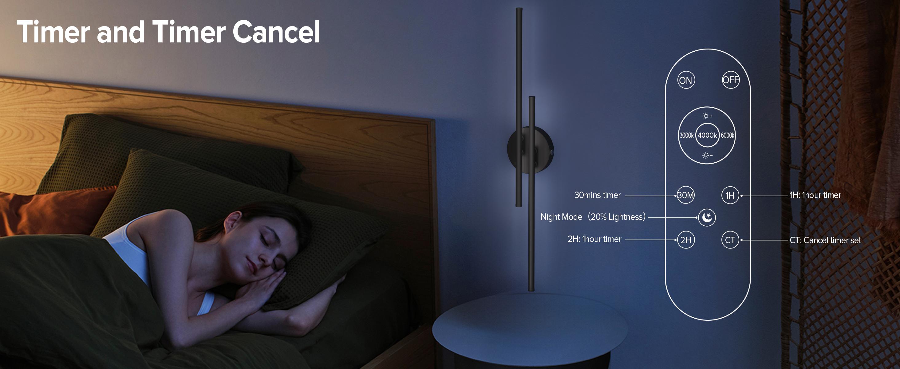Battery Operated Wall Sconce with Remote Control, Dimmable Stepless  3000K-6000K, LED Rechargeable Wireless Wall Sconces for Bedroom, Living Room, Hallway Home Decor Lighting Adjustable Lights,dorm essentials,home essentials,camping essentials
