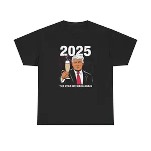 Political Graphic Tee Shirt, Donald Trump Supporter Gift, 2025 Make America Great Again Shirt, Conservative Clothing, Patriotic Apparel,