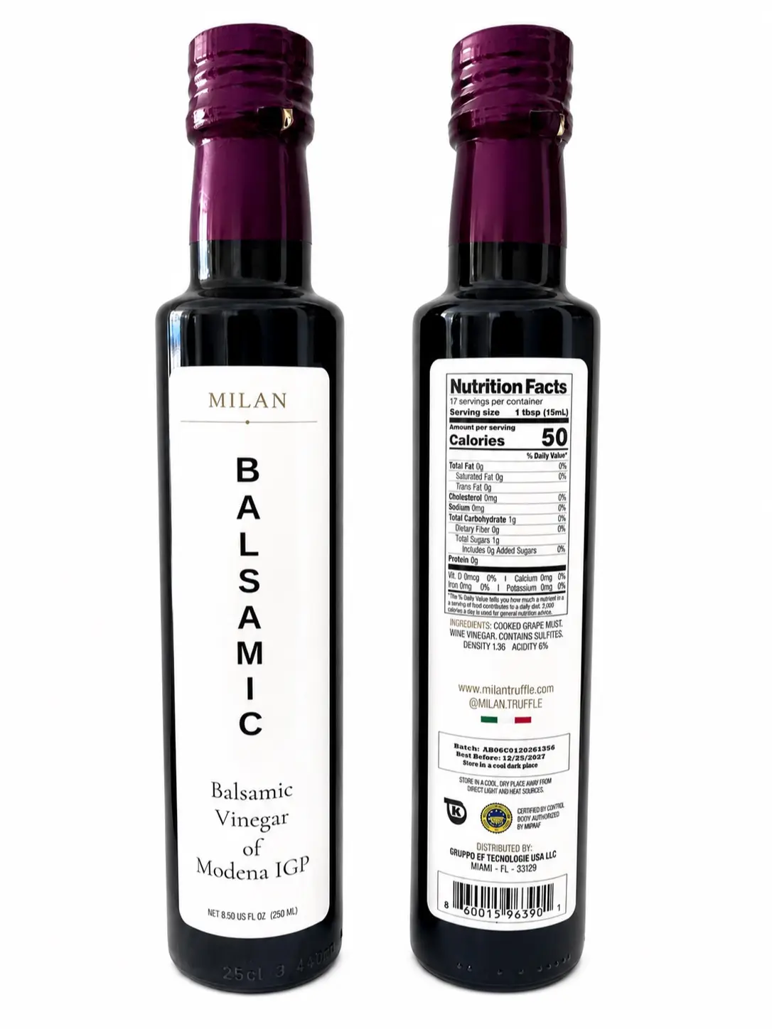 Milan Truffle Balsamic Vinegar of Modena IGP – 250 mL