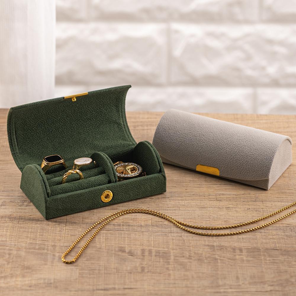 Mini Jewelry Storage Box | Portable Travel Organizer Case | Small Jewelry Box For Rings Earrings Necklaces