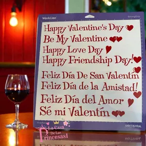 Custom Vinyl Sheets for Ribbon Messages -7 or 8 phrases in each sheet