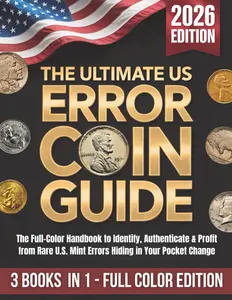 The Ultimate US Error Coin Guide: Step-by-Step Handbook to Identify, Authenticate & Profit from Rare U.S. Mint Errors Hiding in Your Pocket Change Paperback – August 1, 2025