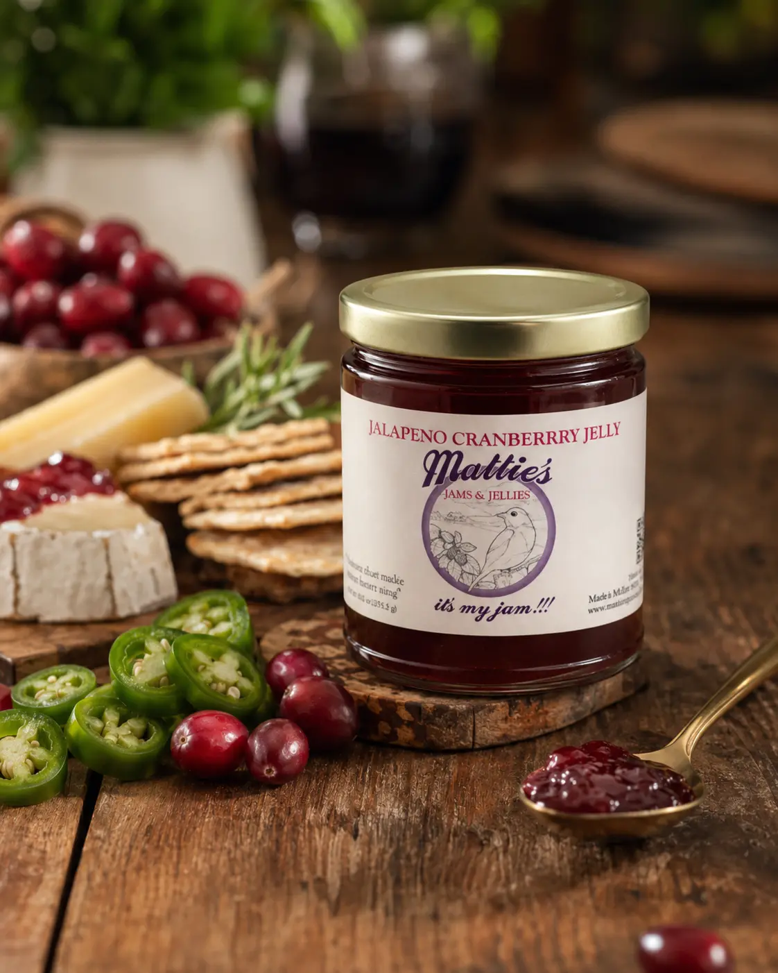 Jalapeno Cranberry Jelly