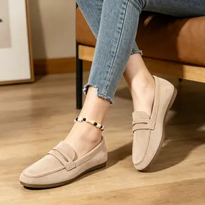 UBFEN Womens Penny Loafers Comfort Lightweight Slip On Flats for Work Leisure Spring Fall