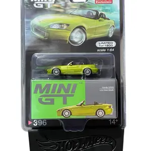 Mini GT 1:64 Scale Limited Edition Honda S2000 AP2 Lime Green Metallic Diecast Model Car MGT00396 Collectible Toy