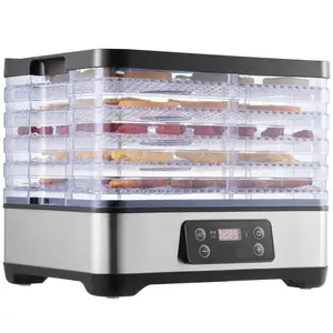 Food Dehydrator Machine, 5-Tray Fruit Dehydrator, 300W Electric Food Dryer w/ Digital Adjustable Timer & Temperature for Jerky, Herb, Meat, Beef, Fruit, Dog Treats and Vegetables, ETL Listed