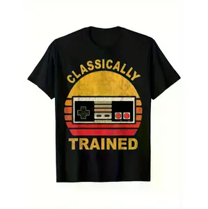 Retro Distressed Vintage T-Shirt Inspired by Classic Video Games