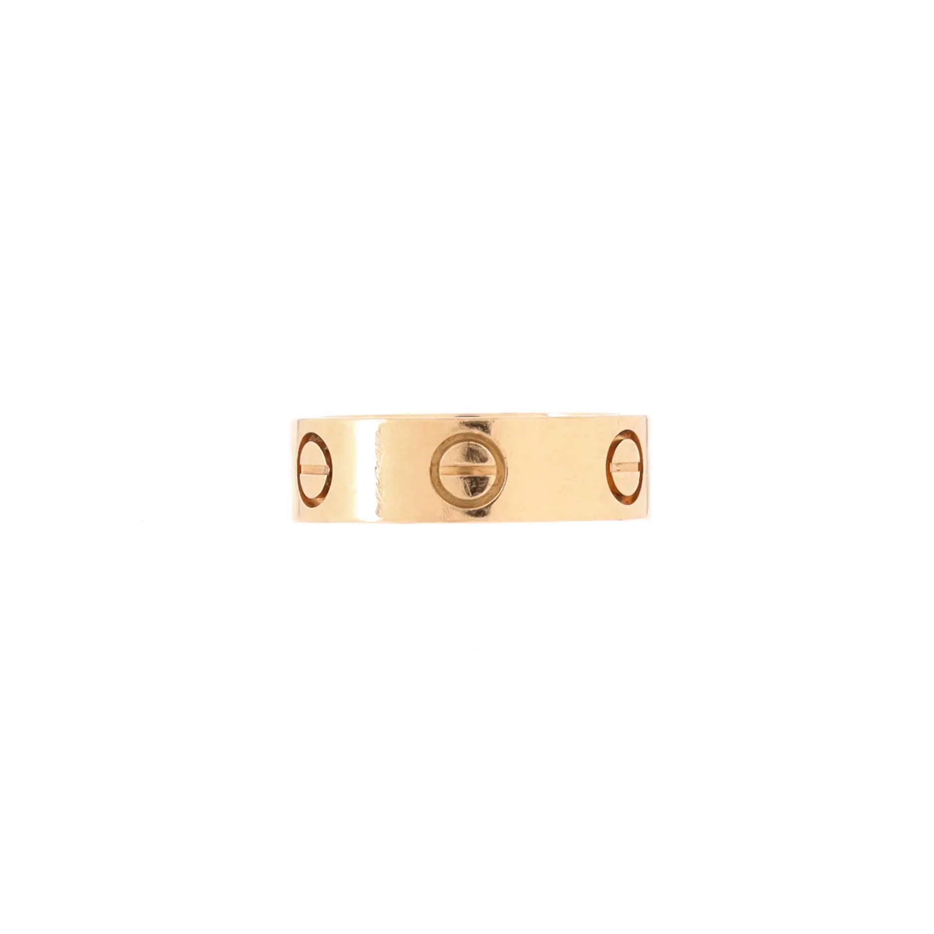 Pre-owned Cartier Love Band Ring 18K Yellow Gold by Rebag