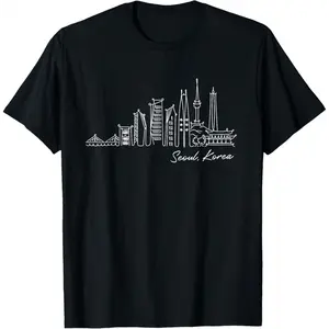 Signature Seoul City Skyline - Korea Souvenir T-Shirt