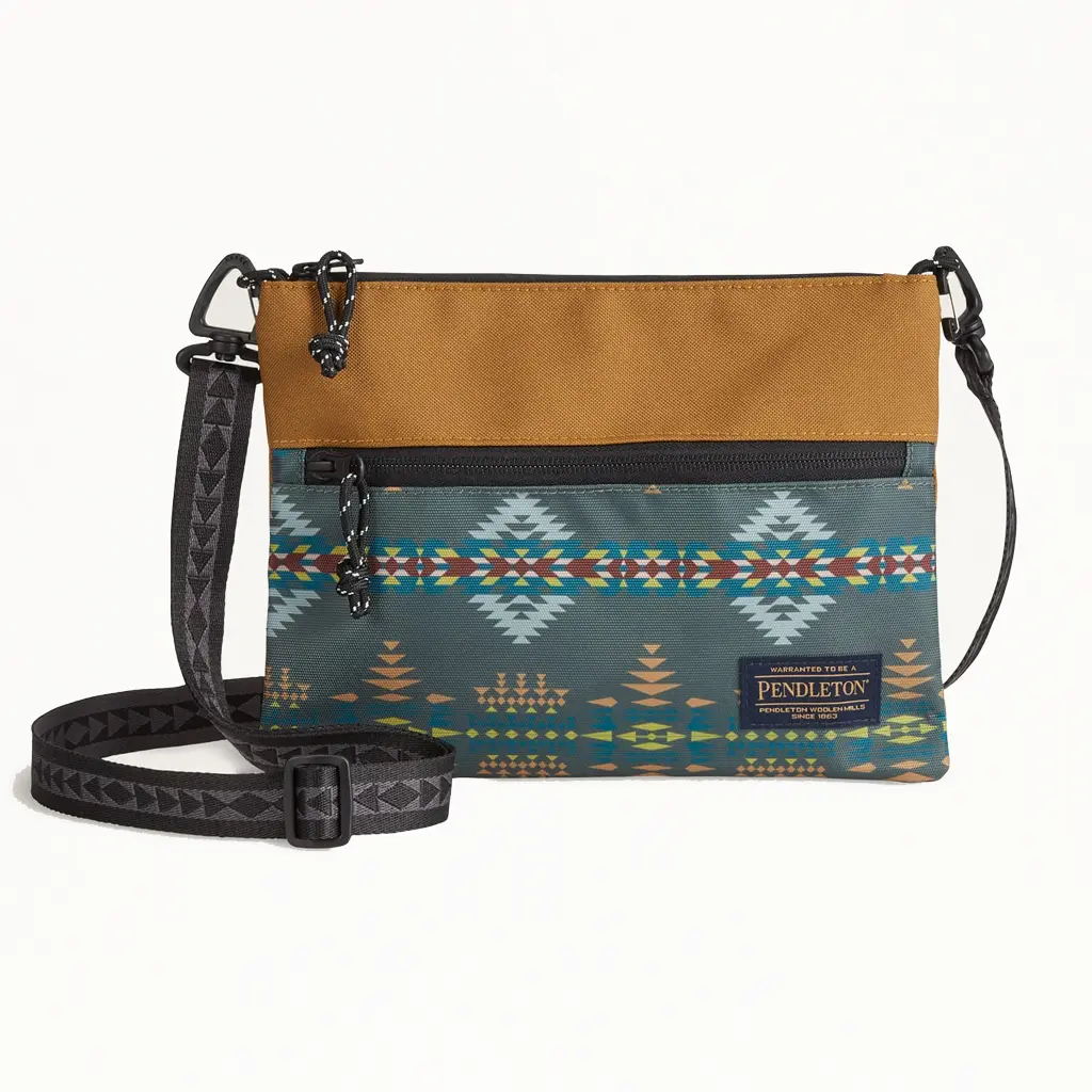 Rancho Arroyo Olive Explorer Sacoche Bag, Men's Crossbody & Shoulder Sacoche, Adjustable Strap, Crossbody Slim, Eco-Minded Recycled Poly Luggage Bag