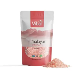 Vital Himalayan Coarse Pink Salt – 28.2oz Pouch | 100% Natural & Healthy