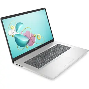 HP 17 Premium Business Laptop, 17.3" Touchscreen, Intel 12-core Ultra 7 255U, Windows 11 Home, Backlit Keyboard, Fingerprint Reader,Silver (Intel Core Ultra 7 255U, 16GB RAM | 1TB SSD)