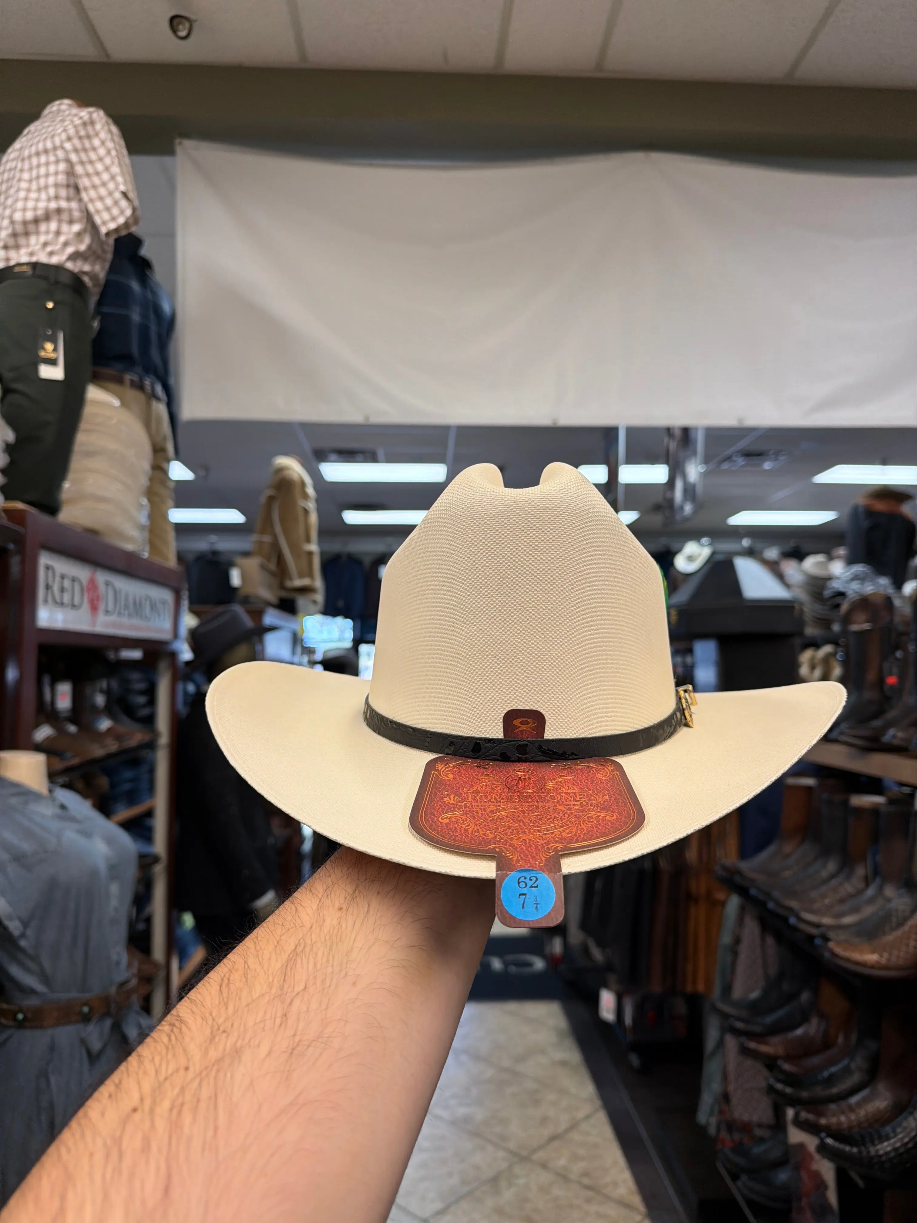 SOMBRERO 1,000X TOMBSTONE JOHNSON (ESTILO EL FANTASMA)