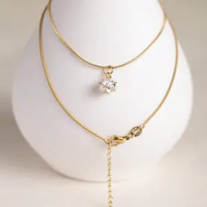 Square pendant for everyday wear or special occasions