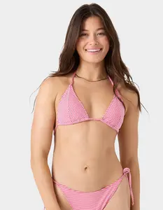 ROXY  Womens Good Vibes Mitered Tiki Triangle Bikini Top
