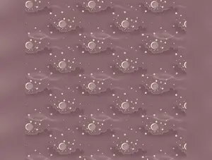 Nocturnal Garden | Moonsky - Aubergine by Belle & Boo for Michael Miller | DDC12363-AUBE