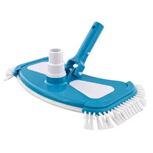 12" Deluxe Weighted Butterfly Pool Vacuum Head with Side Brushes, Swivel Hose Connection - Above & In-Ground Pools – Vinyl Liner Safe