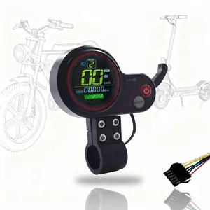 Sm 6pin Waterproof Interface Lh100 LCD Display, Supports 18v-60v Voltage, Clear Durable, Suitable for Various Electric Bicycles