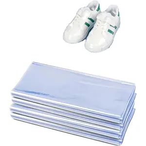 100-Pack Shoe Shrink Wrap Bags - 11x18 Inches Sneaker Heat Shrink Wrap for Men & Women - Shoe Organizer Bags to  Sole Yellowing & Keep Dust  (100) (shoe bag-100PCS)