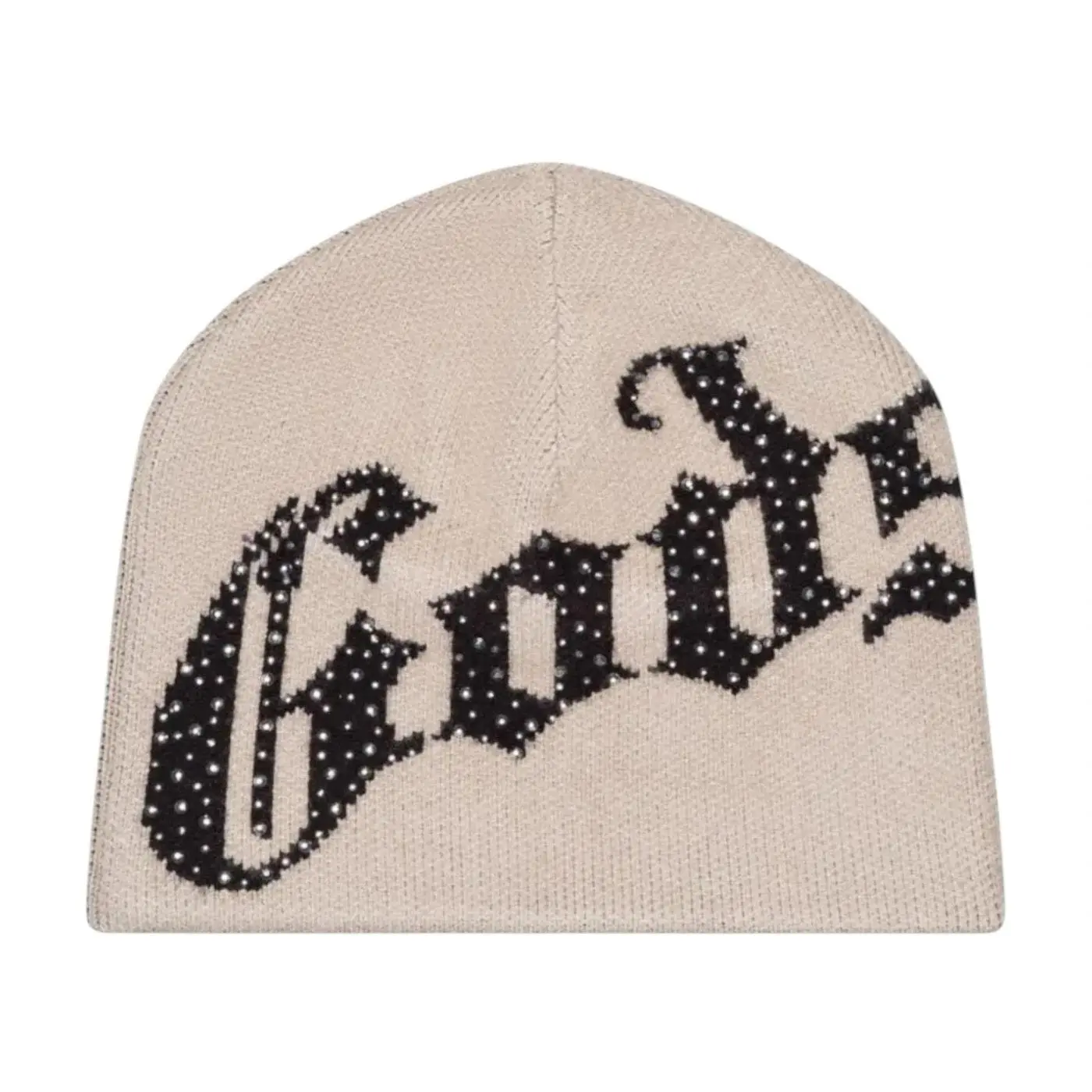 Godspeed OG Logo Studded Beanie Tan
