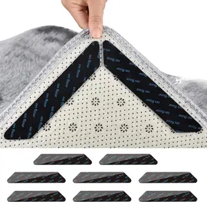 LMMAKE Rug Grippers & Non-Slip Carpet Pads with Premium Adhesive Technology Washable Reusable for Hardwood Tile Laminate Floors Ideal for High Traffic Areas Office Spaces Rental Properties