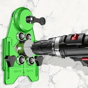 Ceramic Tile Hole Locator, Glass, Marble Hole Locator, Ceramic Tile Chamfer Tool, Ceramic Tile Marble Sucker Fixed Hole Locator, Drilling Locator, Glass Sucker Positioning Hole Opener, Drill Sucker Positioning Hole Locato,summervibes