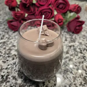 Coffee Candle, Aromatic Soy Wax Candle for Home Relaxation and Living Room Decoration