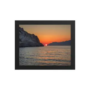 Milos Sunset: Greece Travel Photography (Framed Ready To Hang)