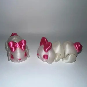 Mini Bow Bunny 3d printed