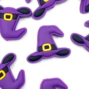 Feeling Witchy Silicone Focal Beads - Halloween Witch Shape Beading & Crafting DIY Supplies Spooky Vibes