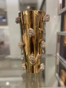 Home Decor Lily Gold With Pyrite Vase