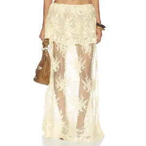 Stone Cold Fox x REVOLVE Celia Maxi Skirt in Vintage Ivory