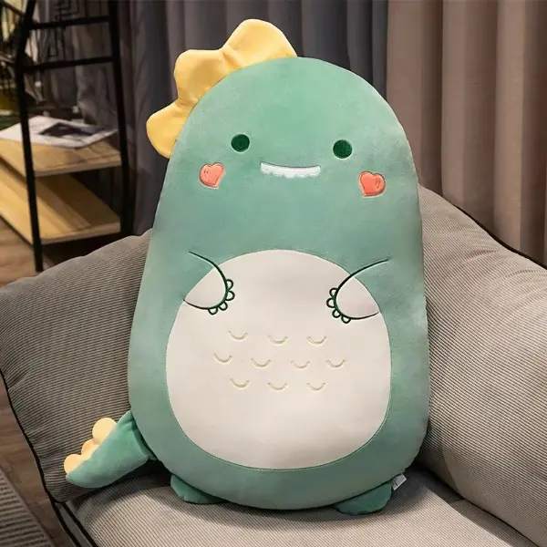 Squishy Toy Kawaii Animal Fat Dinosaur Shiba Inu Dog Pillow Plush Toys Cute Rabbit Dolls Bed Sleeping Cushion pip