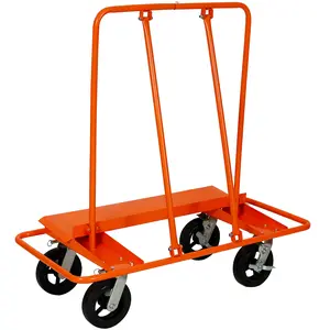 Donext Heavy Duty Drywall Sheet Cart & Panel Dolly 4 Swivel Wheels Portable Installation for Wall Panel Sheetrock Lumber Top-Grade Steel Anti-Corrosion 2400/1600/1800/3300 lbs Capacity