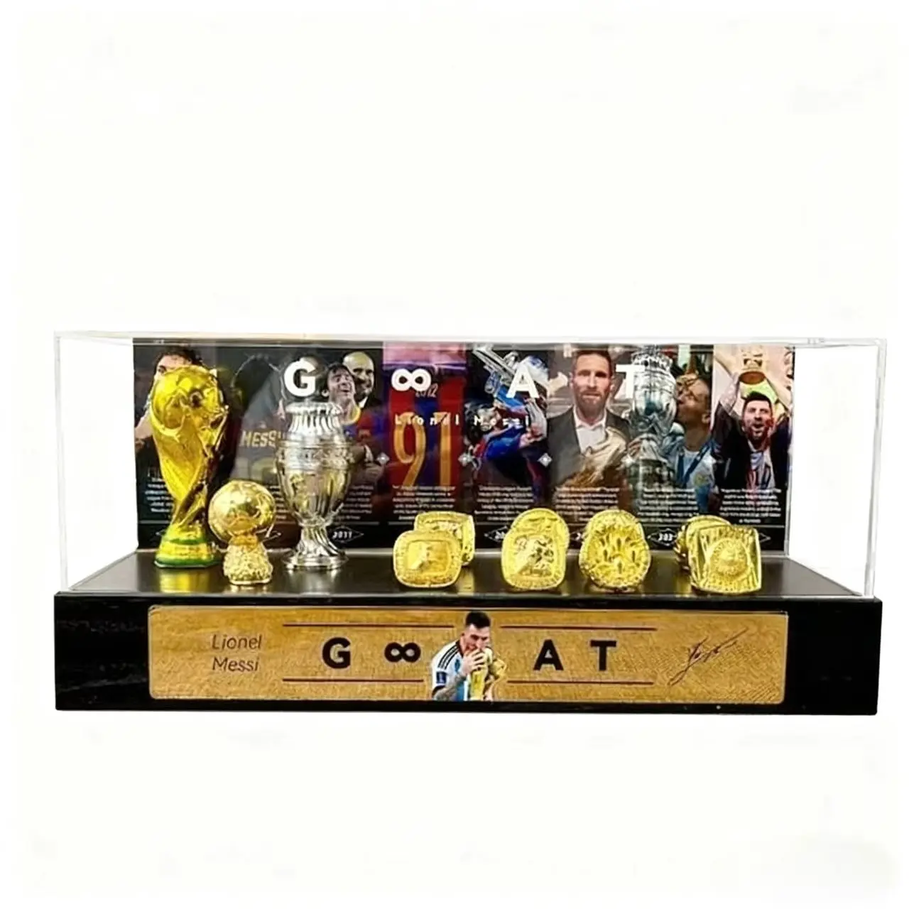 Argentina Football Star Championship Ring, Perfect Sports Trophy Replica, Ideal Gift for Baseball Enthusiasts, High-Quality Design