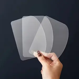 5pcs Transparent Soft Scraper Cream Cake Round Corner Spatula, Baking Tool, Pastry Decorating Tools, Frosting Icing Decoration, Perfect for Halloween Christmas Party